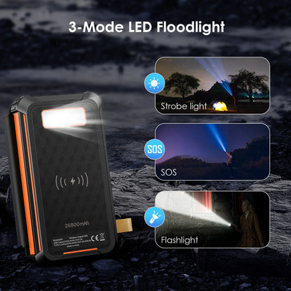 Batterie externe solaire 