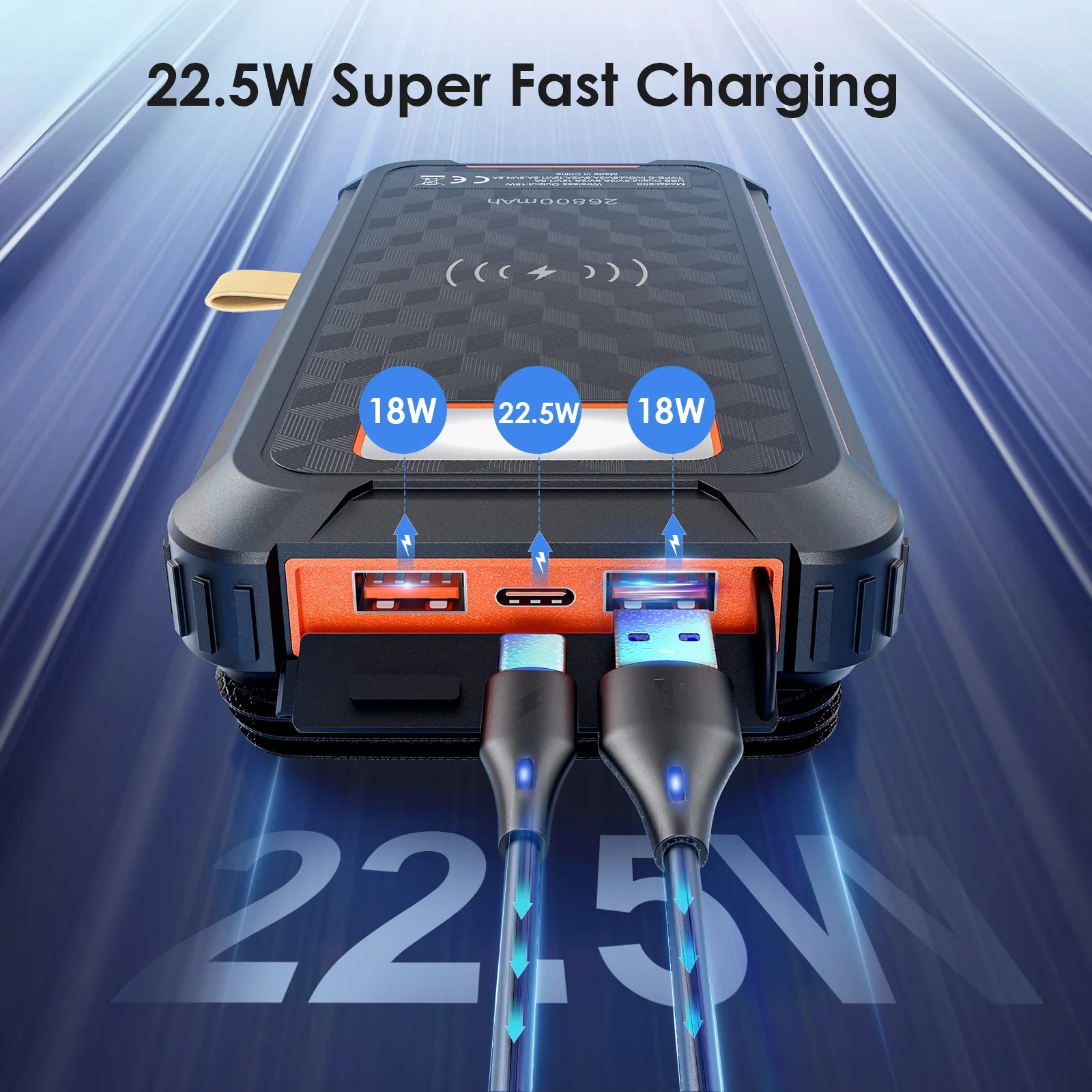 Batterie externe solaire 